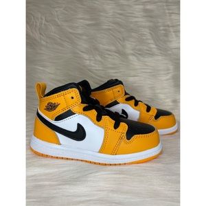 NEW JORDAN 1 MID (TD) sizes 9C (Available), 10c (SOLD)